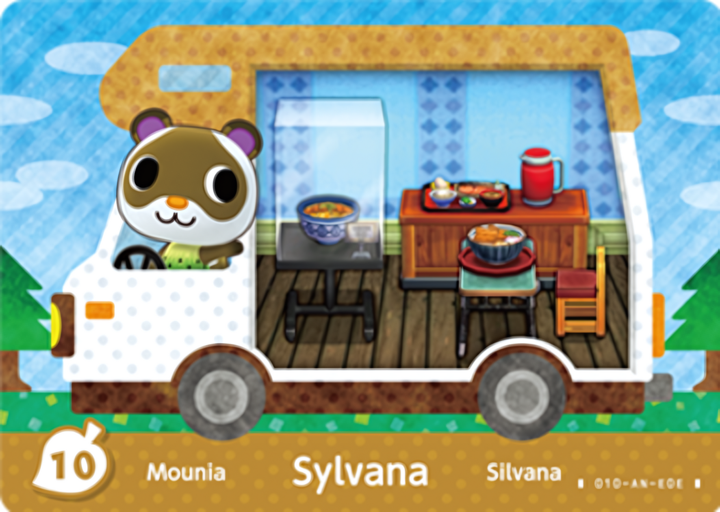 Sylvana NFC Villager Card – New Leaf – Welcome Amiibo