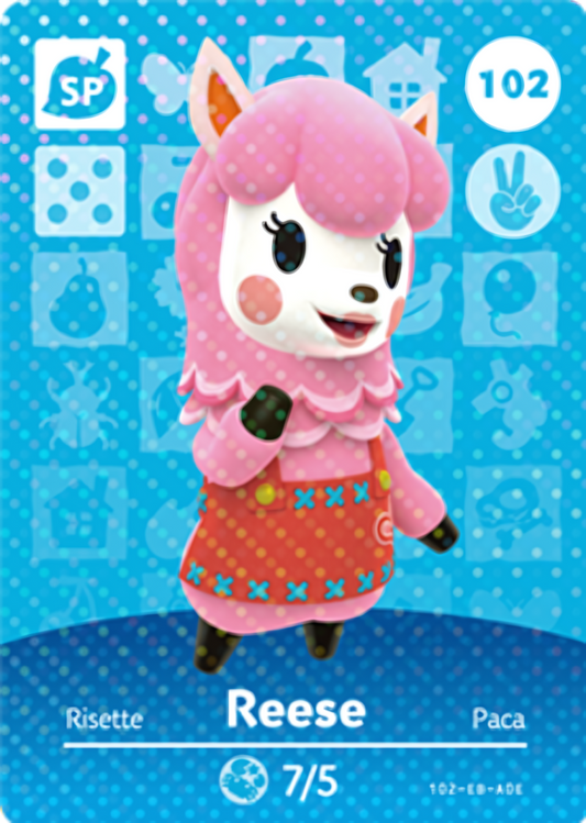 Reese NFC Card – Animal Crossing Series 2 Amiibo
