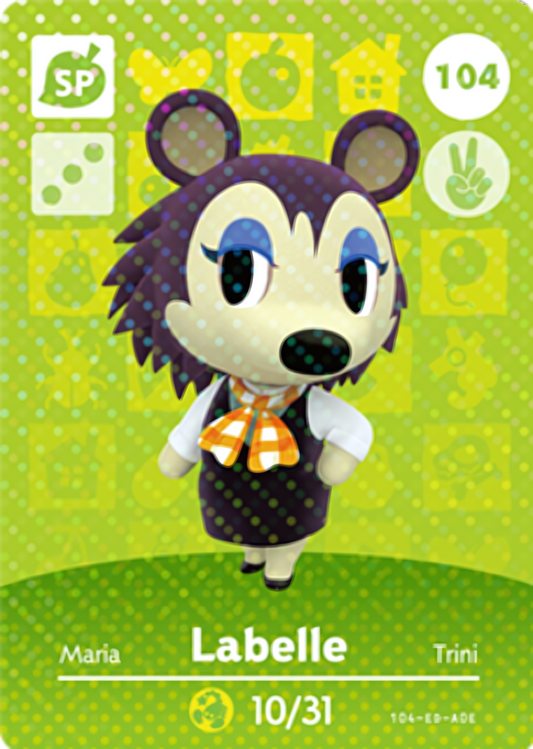Labelle NFC Card – Animal Crossing Series 2 Amiibo
