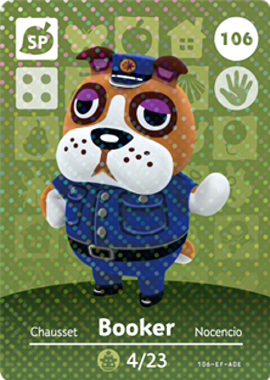 Booker NFC Card – Animal Crossing Series 2 Amiibo