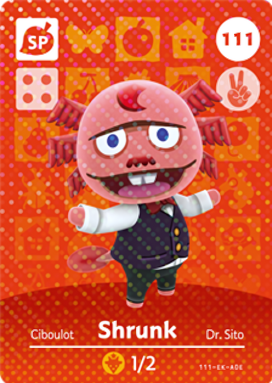 Shrunk NFC Card – Animal Crossing Series 2 Amiibo