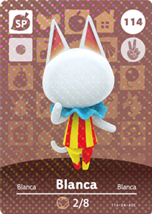 Blanca NFC Card – Animal Crossing Series 2 Amiibo