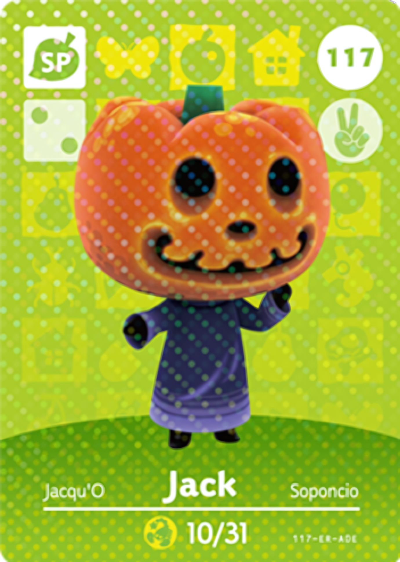 Jack NFC Card – Animal Crossing Series 2 Amiibo