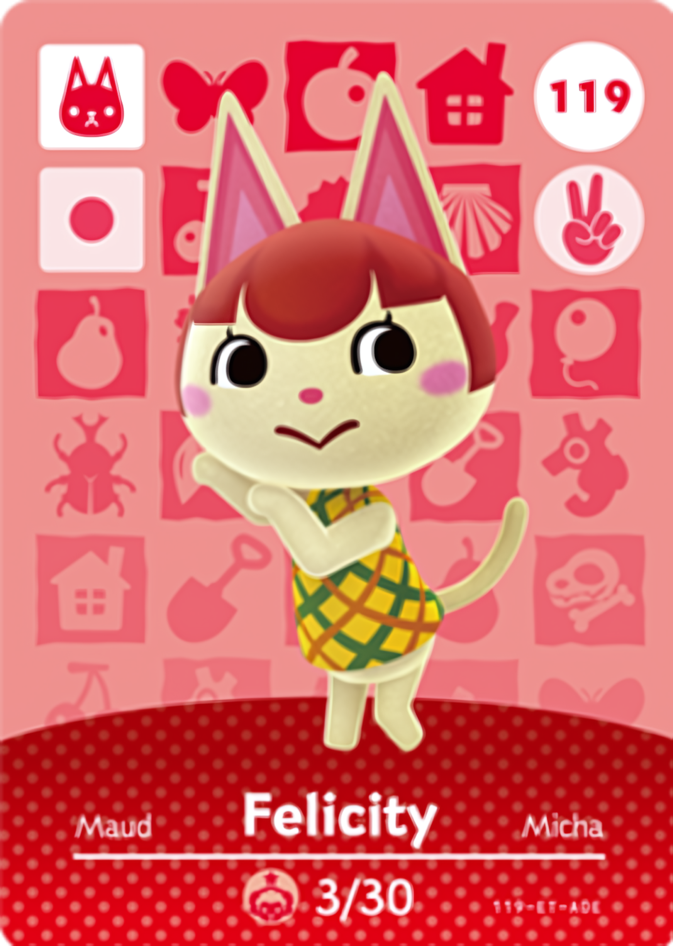 Felicity NFC Card – Animal Crossing Series 2 Amiibo