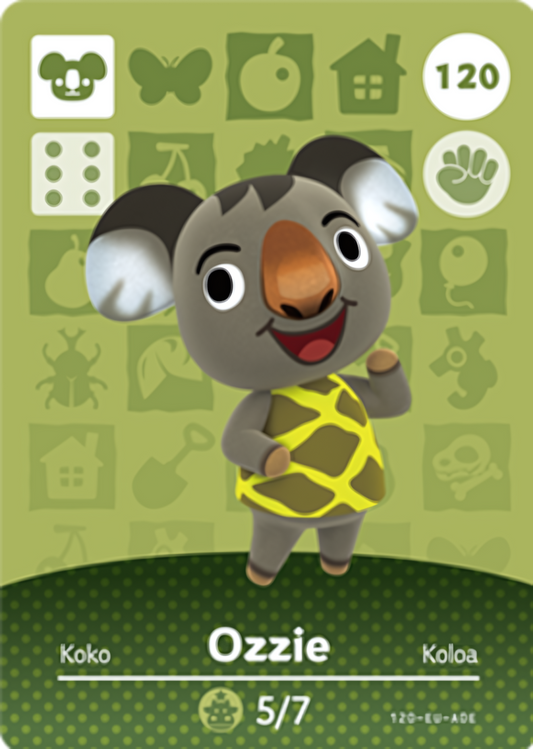 Ozzie NFC Card – Animal Crossing Series 2 Amiibo
