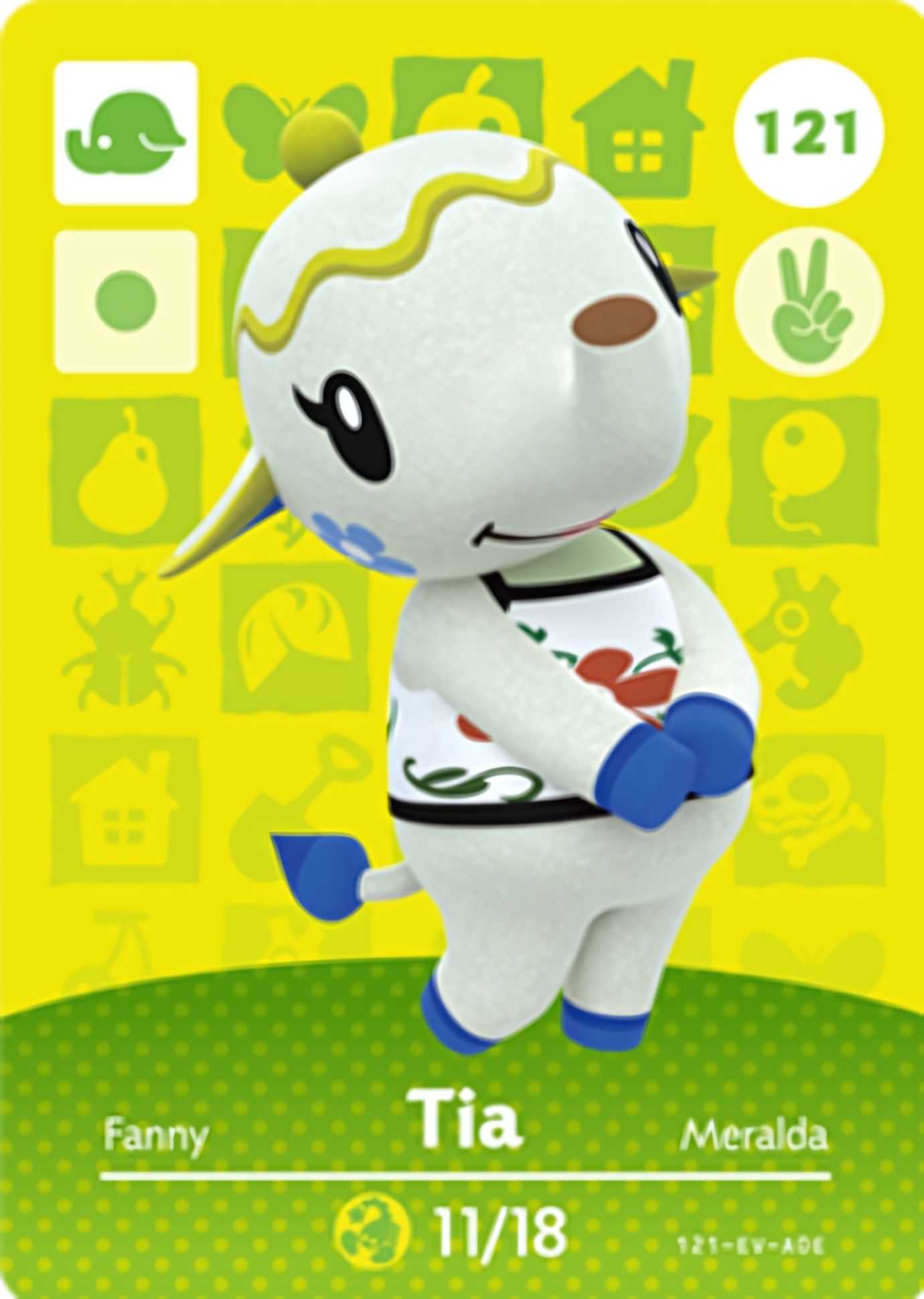 Tia NFC Card – Animal Crossing Series 2 Amiibo