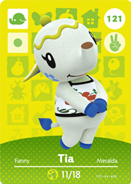 Tia NFC Card – Animal Crossing Series 2 Amiibo