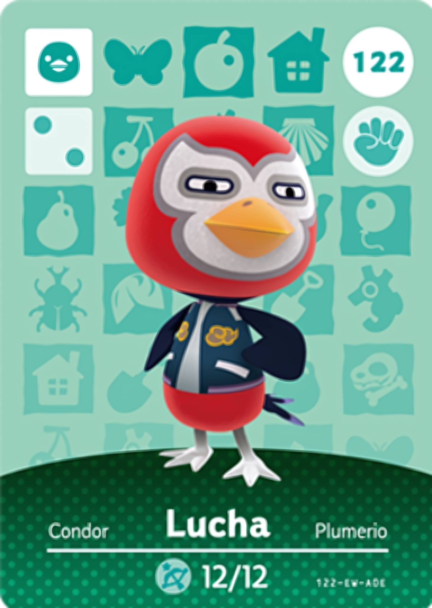 Lucha NFC Card – Animal Crossing Series 2 Amiibo