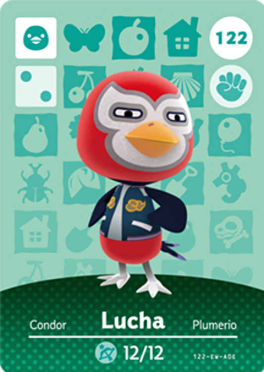 Lucha NFC Card – Animal Crossing Series 2 Amiibo