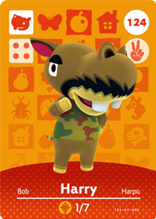 Harry NFC Card – Animal Crossing Series 2 Amiibo