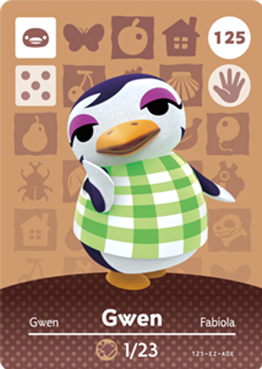 Gwen NFC Card – Animal Crossing Series 2 Amiibo