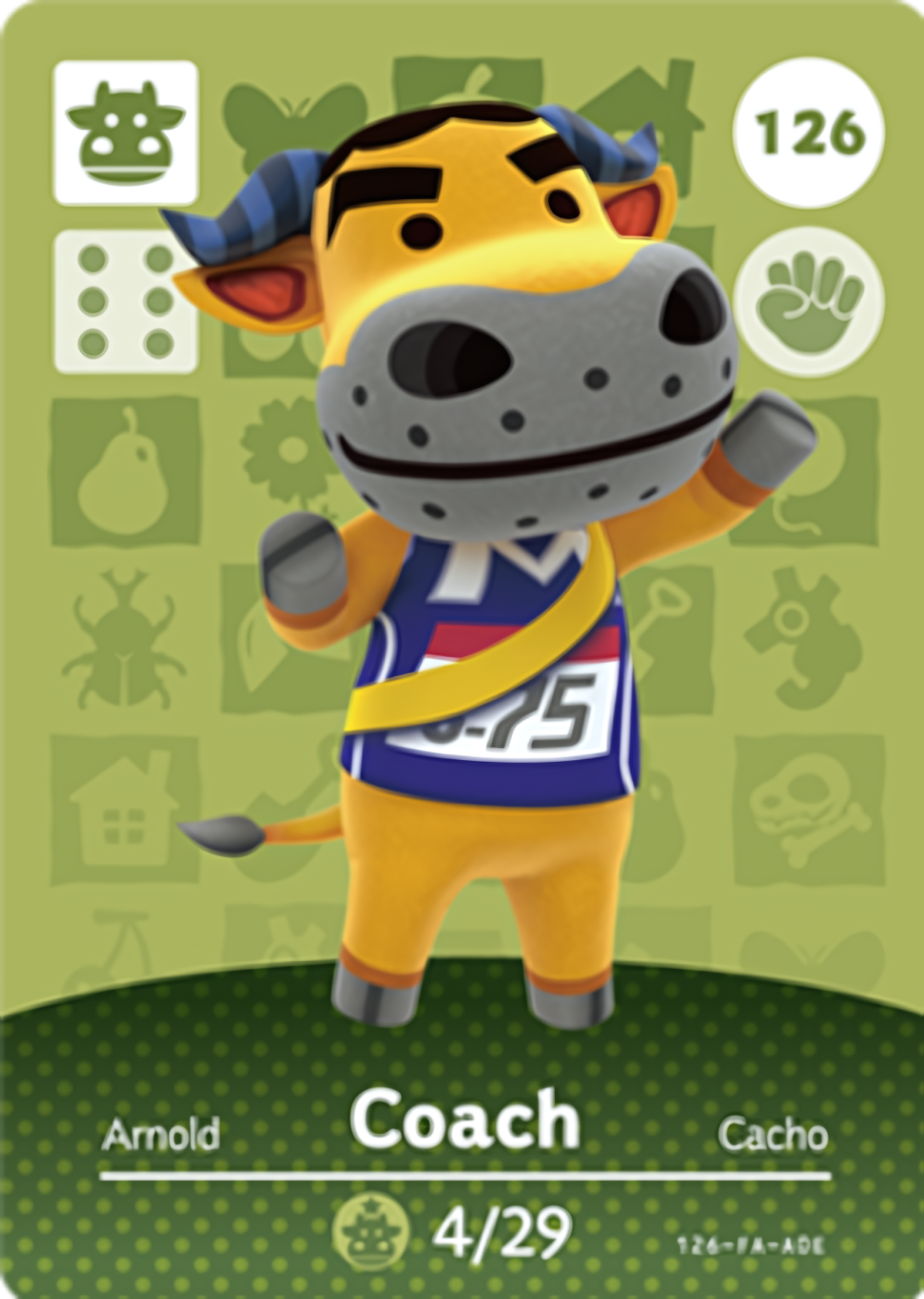 Coach NFC Card – Animal Crossing Series 2 Amiibo