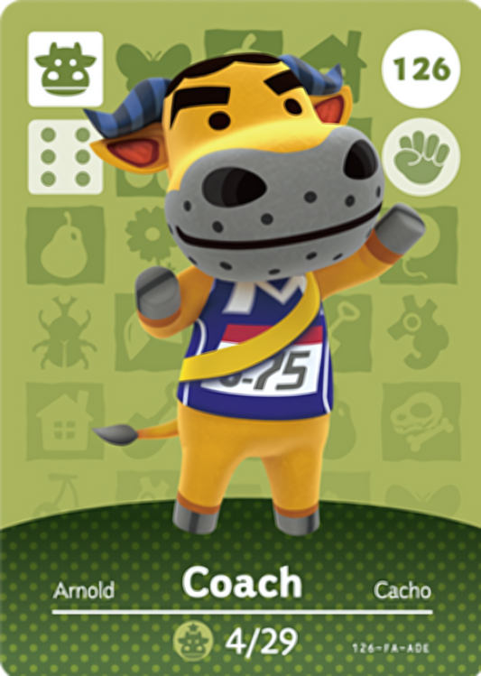 Coach NFC Card – Animal Crossing Series 2 Amiibo