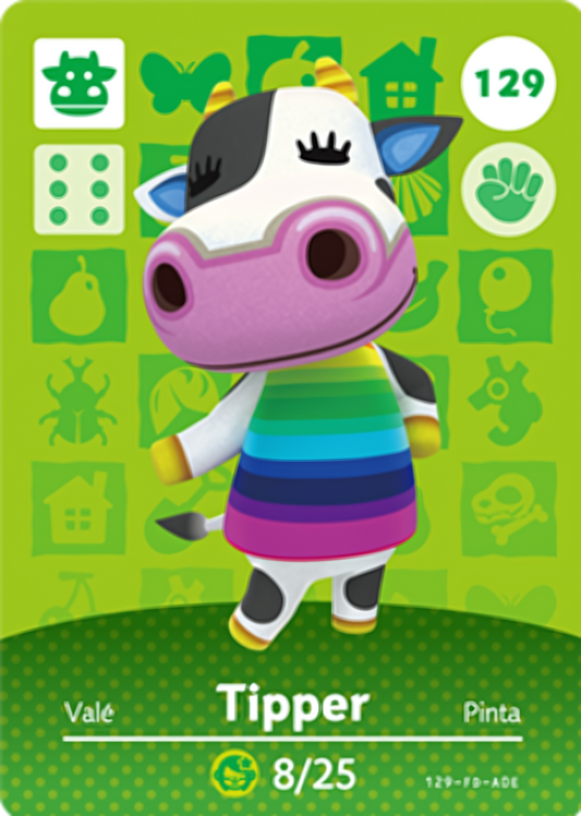 Tipper NFC Card – Animal Crossing Series 2 Amiibo