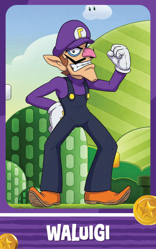 Waluigi - Nookpals x Super Mario - Amiibo NFC Card