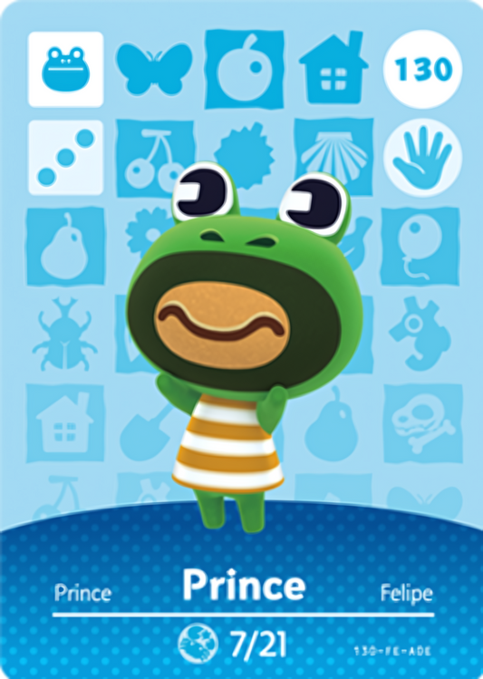 Prince NFC Card – Animal Crossing Series 2 Amiibo