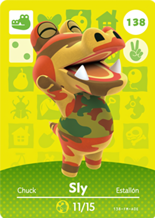 Sly NFC Card – Animal Crossing Series 2 Amiibo