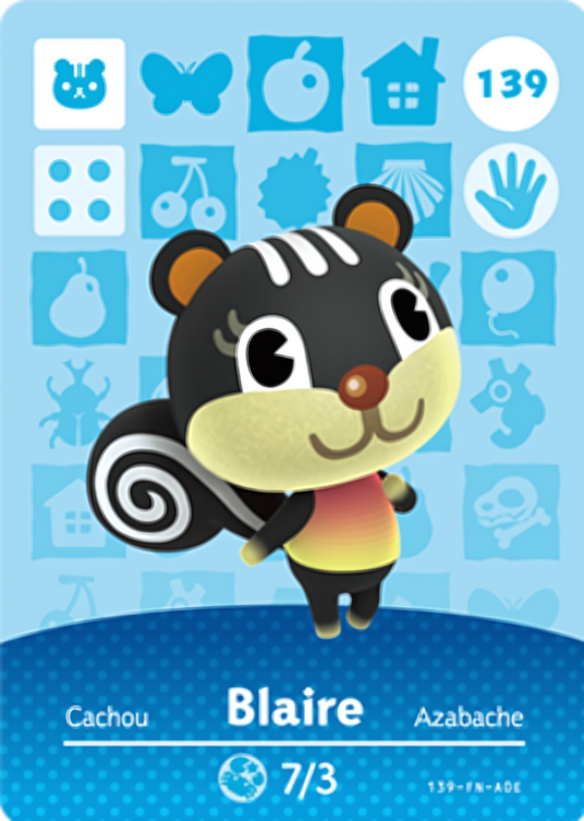 Blaire NFC Card – Animal Crossing Series 2 Amiibo