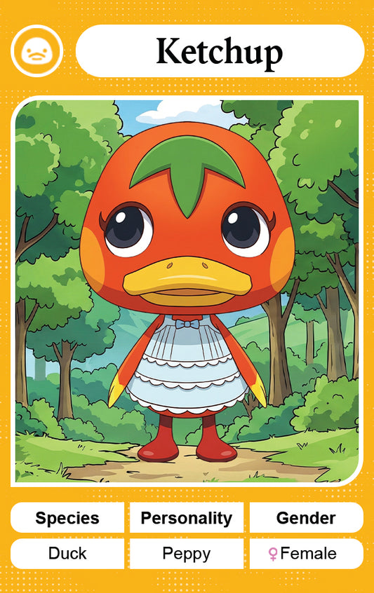 Ketchup - Nookpals x Animal Crossing – New Leaf Welcome Amiibo NFC Card