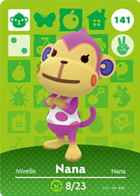 Nana NFC Card – Animal Crossing Series 2 Amiibo