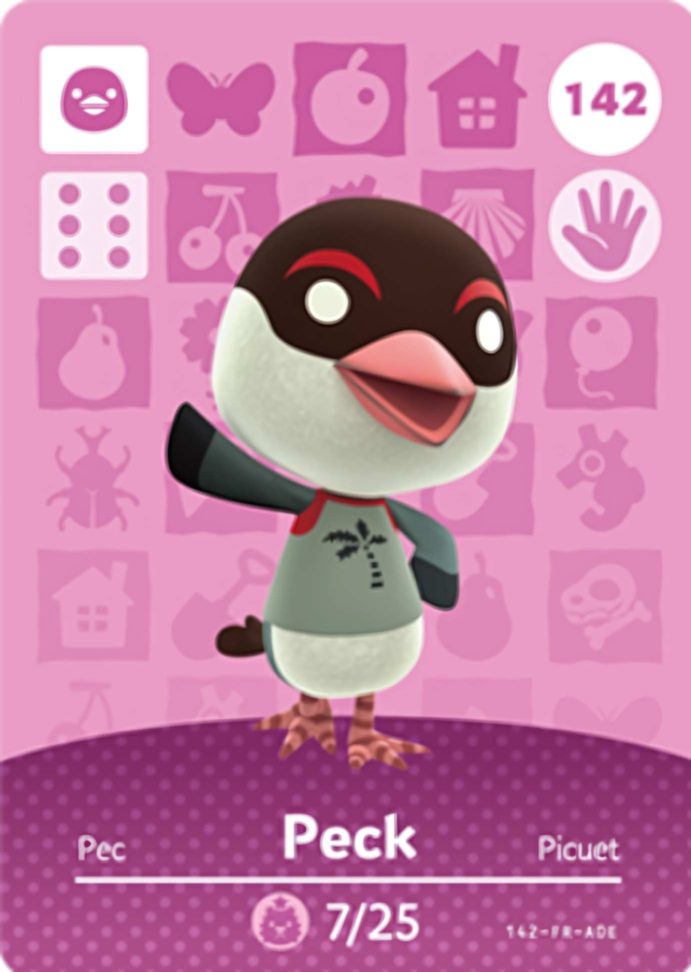 Peck NFC Card – Animal Crossing Series 2 Amiibo