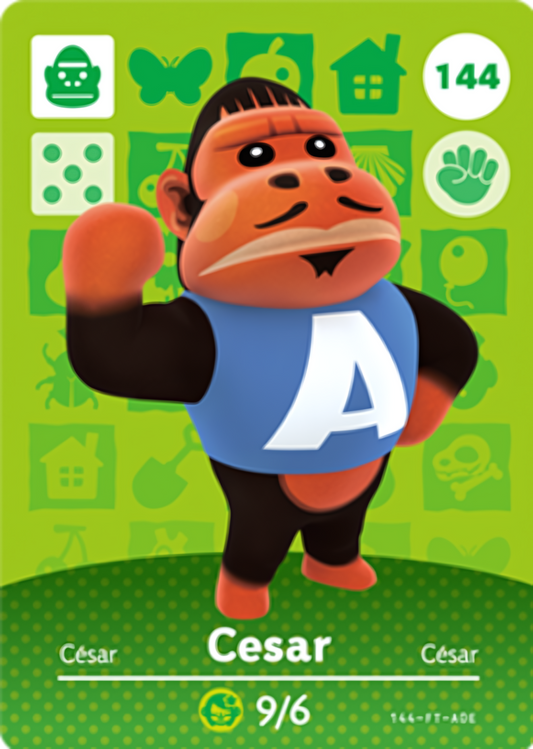 Cesar NFC Card – Animal Crossing Series 2 Amiibo