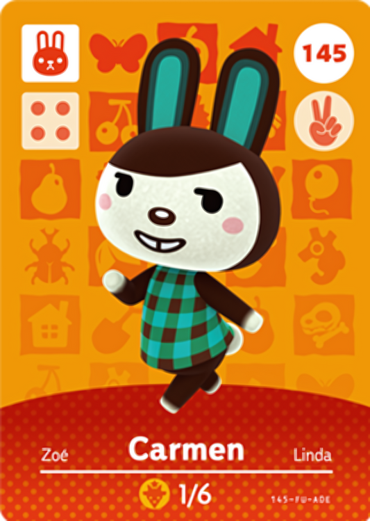 Carmen NFC Card – Animal Crossing Series 2 Amiibo