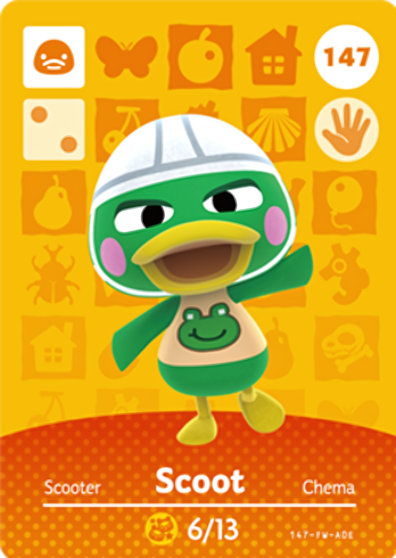 Scoot NFC Card – Animal Crossing Series 2 Amiibo