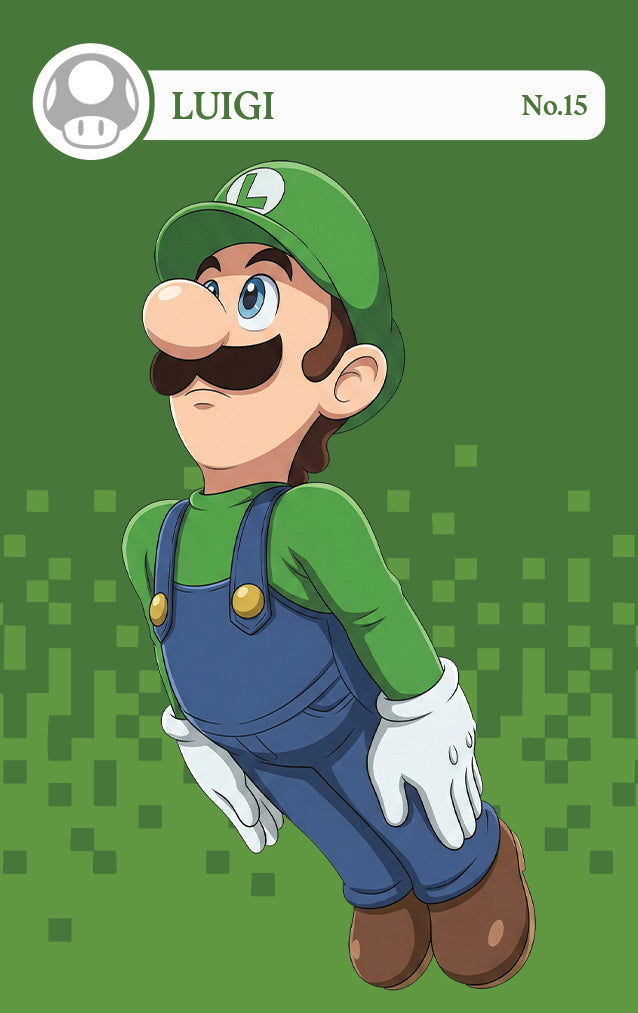 Luigi NFC Card – Smash Bros Amiibo
