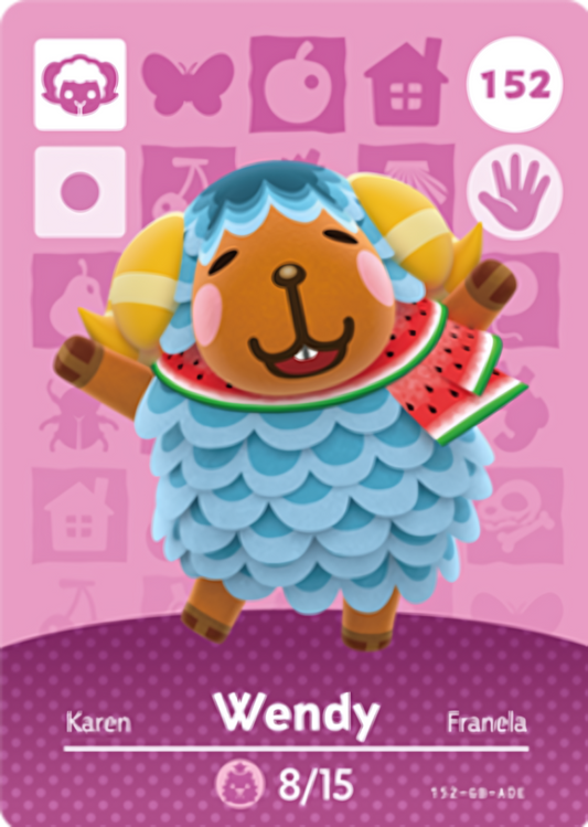 Wendy NFC Card – Animal Crossing Series 2 Amiibo
