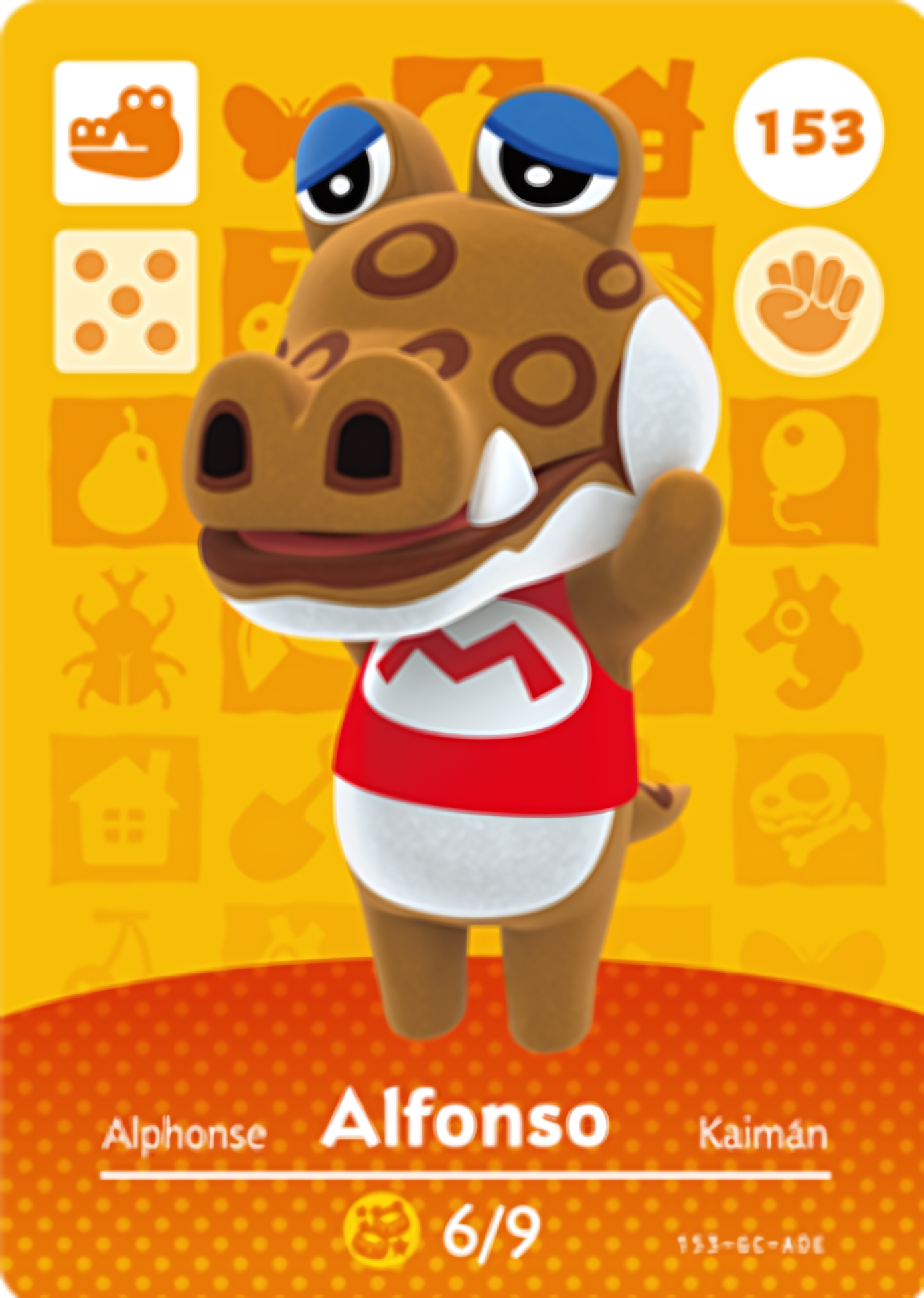 Alfonso NFC Card – Animal Crossing Series 2 Amiibo