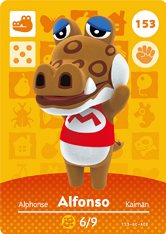 Alfonso NFC Card – Animal Crossing Series 2 Amiibo