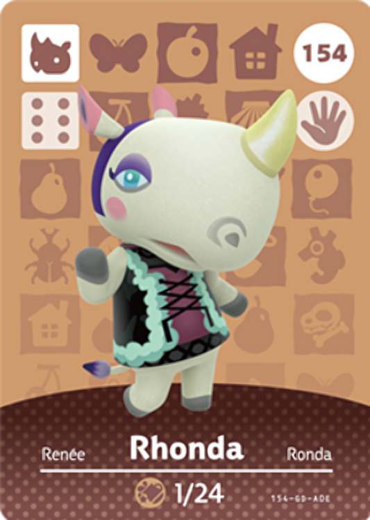 Rhonda NFC Card – Animal Crossing Series 2 Amiibo