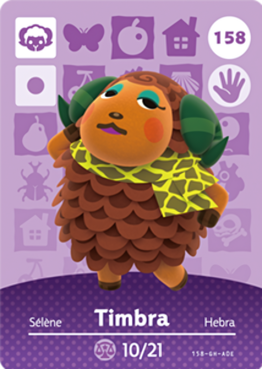 Timbra NFC Card – Animal Crossing Series 2 Amiibo