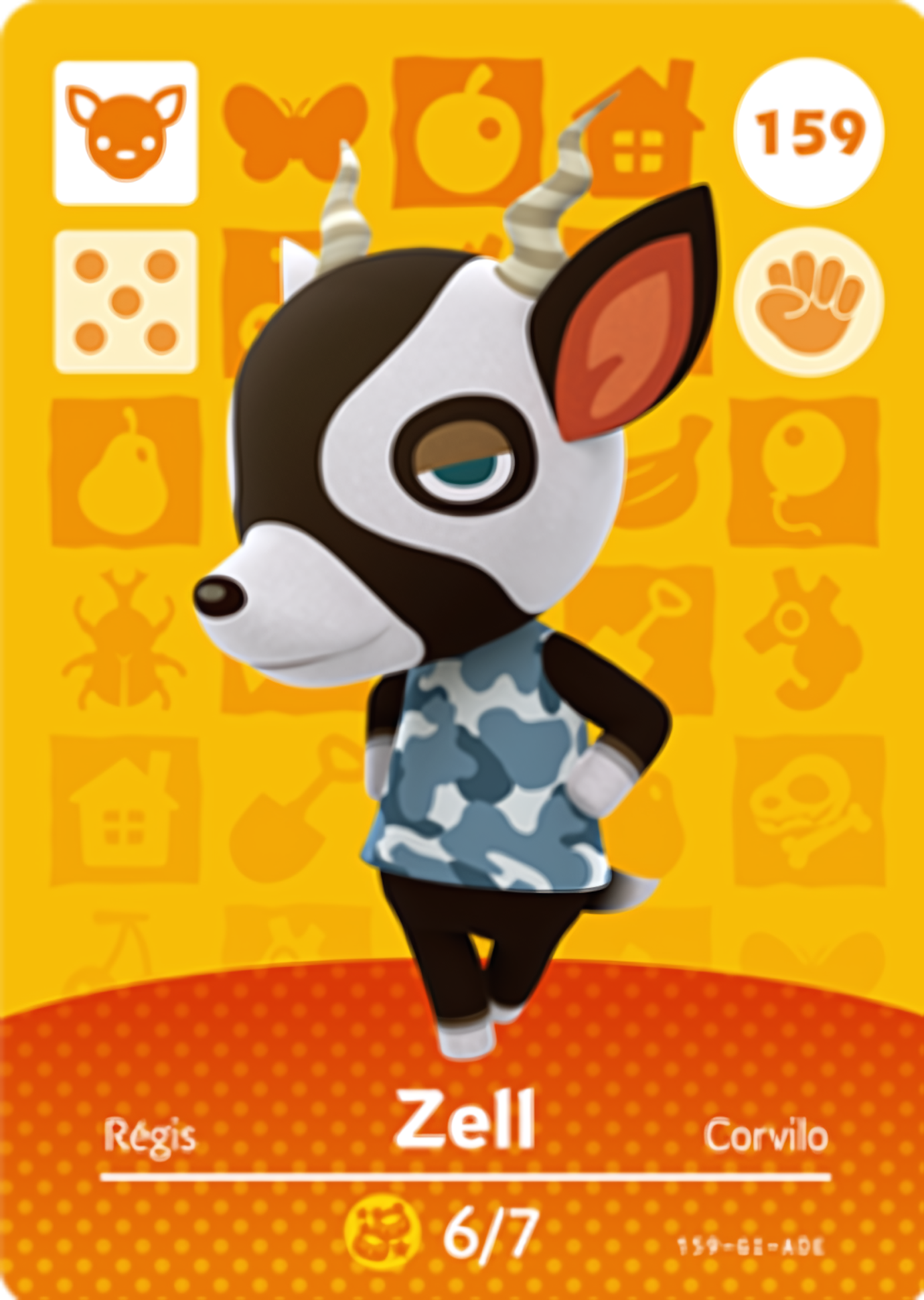 Zell NFC Card – Animal Crossing Series 2 Amiibo