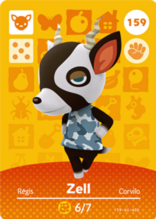Zell NFC Card – Animal Crossing Series 2 Amiibo