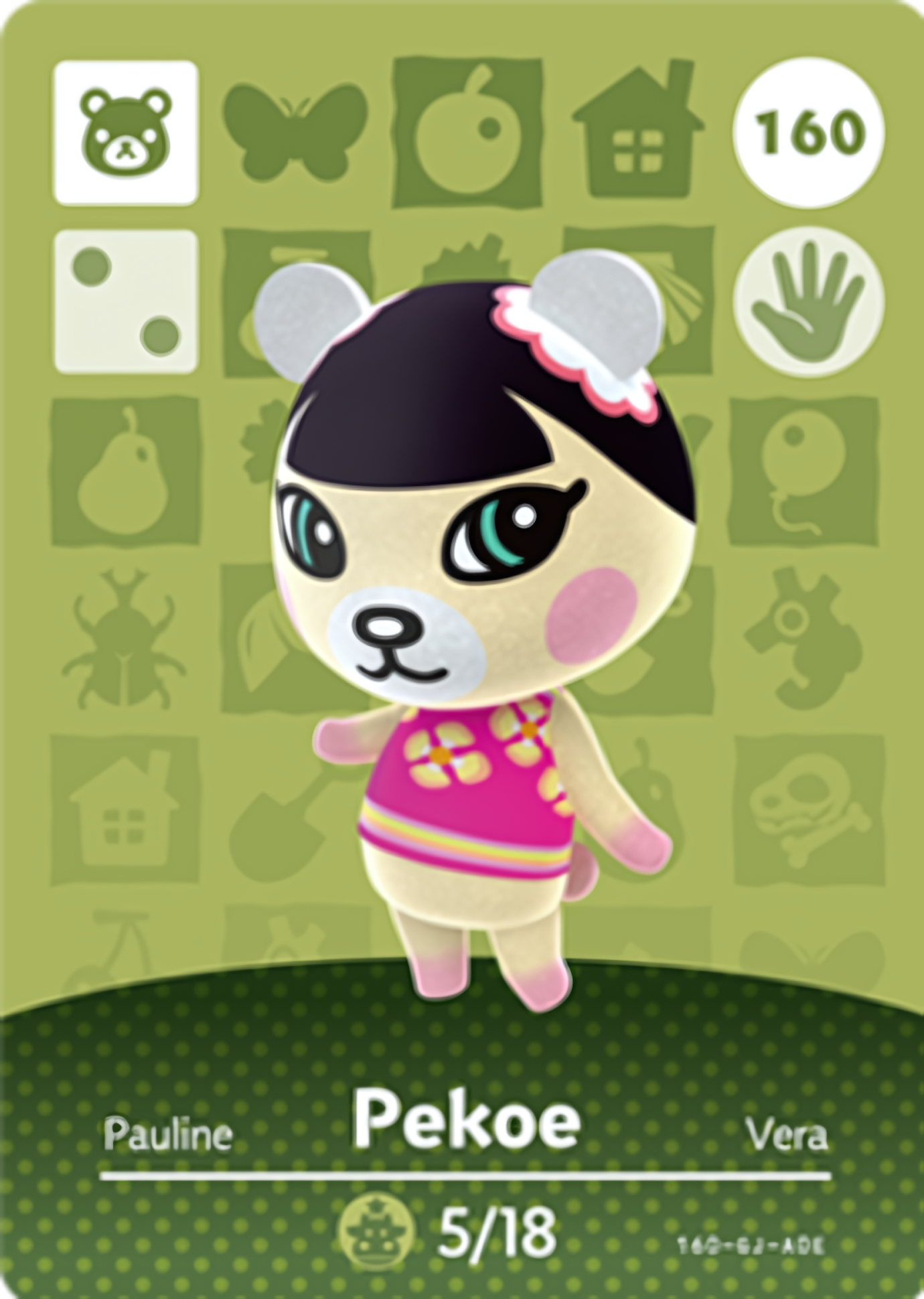 Pekoe NFC Card – Animal Crossing Series 2 Amiibo