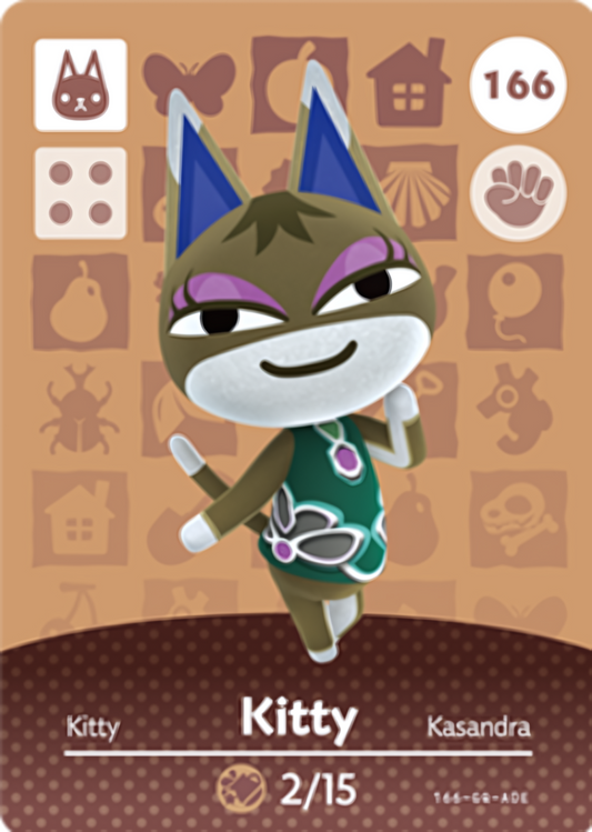 Kitty NFC Card – Animal Crossing Series 2 Amiibo