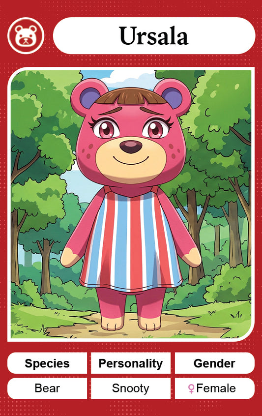 Ursala - Nookpals x Animal Crossing – New Leaf Welcome Amiibo NFC Card