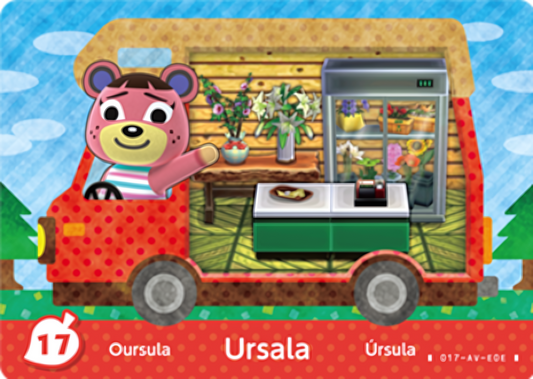 Ursala NFC Villager Card – New Leaf – Welcome Amiibo