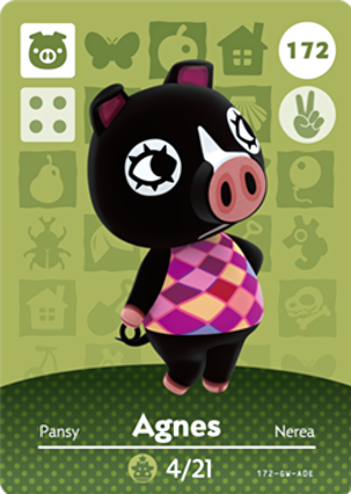 Agnes NFC Card – Animal Crossing Series 2 Amiibo