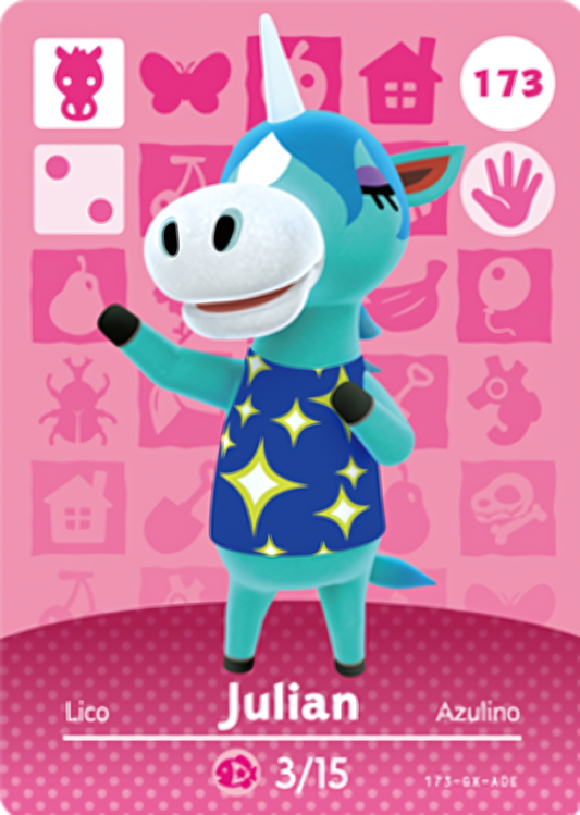 Julian NFC Card – Animal Crossing Series 2 Amiibo