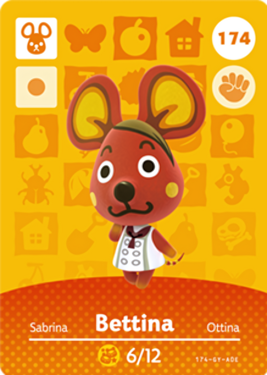 Bettina NFC Card – Animal Crossing Series 2 Amiibo
