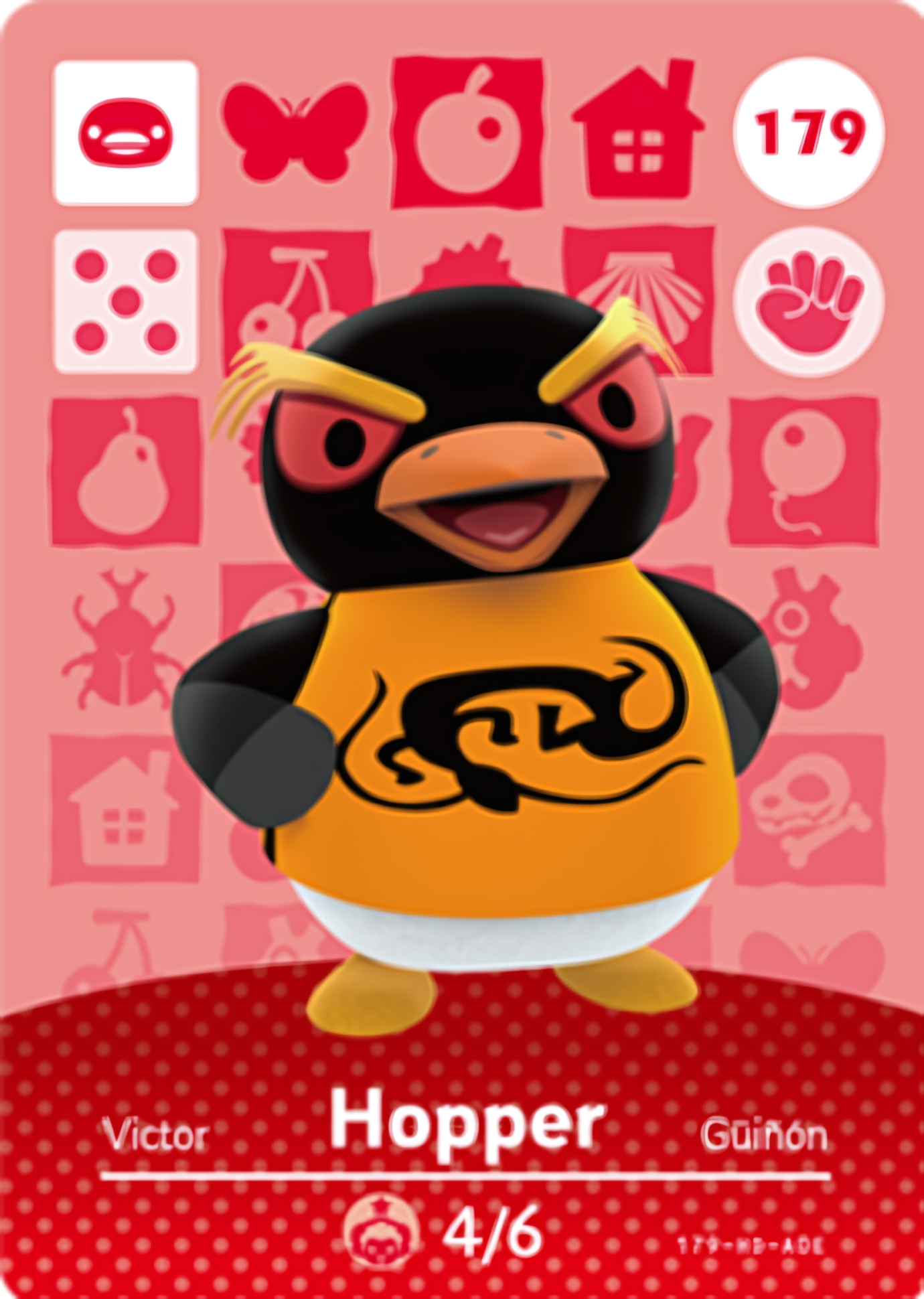 Hopper NFC Card – Animal Crossing Series 2 Amiibo