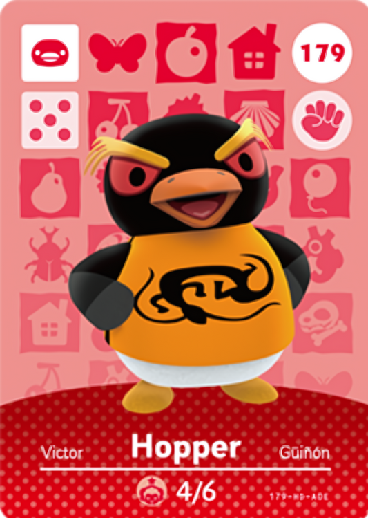 Hopper NFC Card – Animal Crossing Series 2 Amiibo