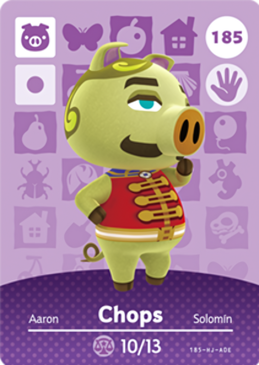 Chops NFC Card – Animal Crossing Series 2 Amiibo