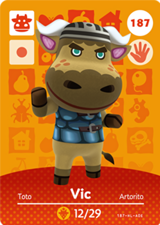 Vic NFC Card – Animal Crossing Series 2 Amiibo