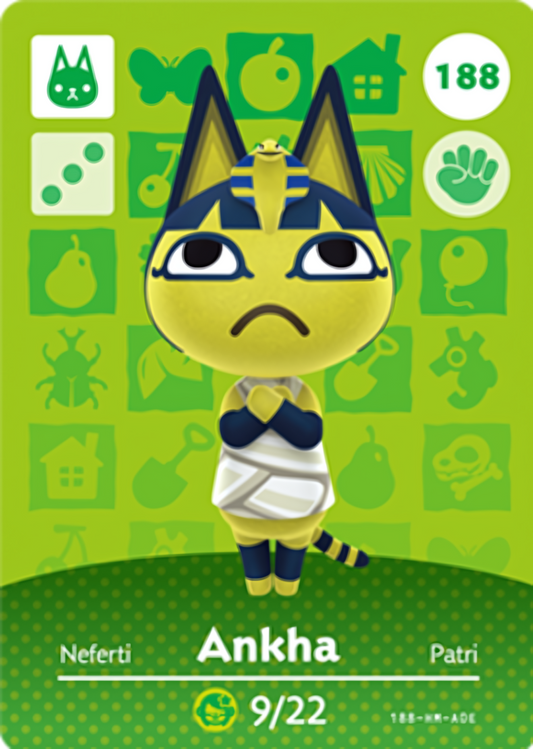 Ankha NFC Card – Animal Crossing Series 2 Amiibo