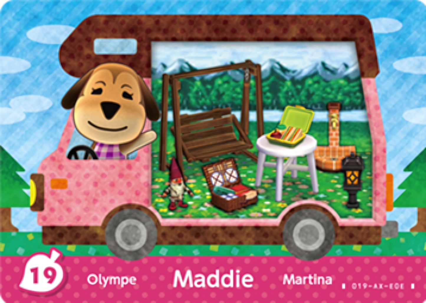 Maddie NFC Villager Card – New Leaf – Welcome Amiibo