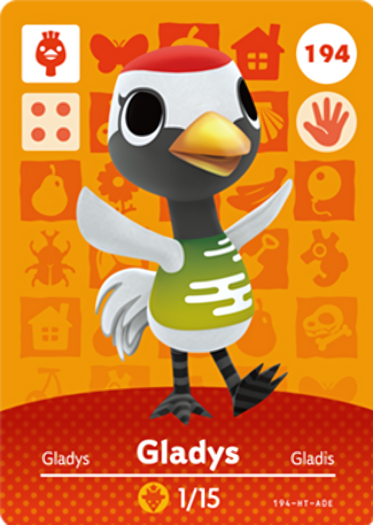 Gladys NFC Card – Animal Crossing Series 2 Amiibo